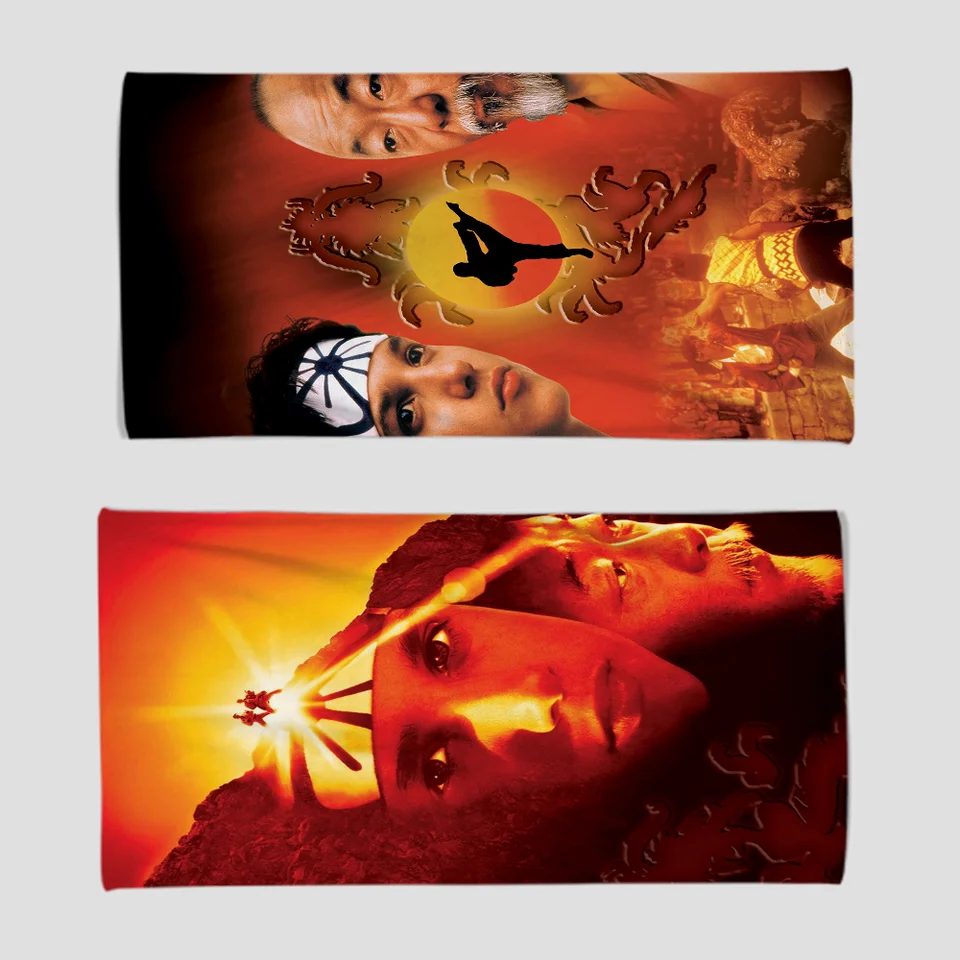 Film The Karate Kid uterák absorbent rýchle suché mäkké jogu plavecké letovisko horolezectvo uterák uterák na uterák