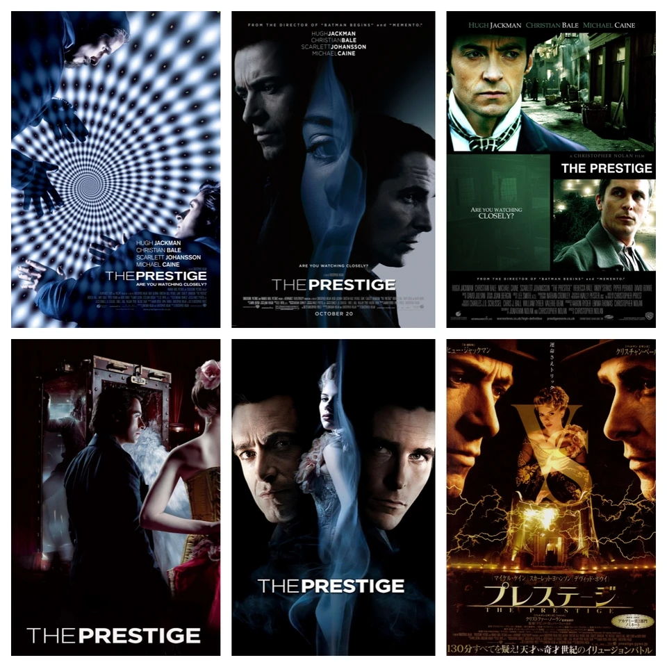 Film The Prestige (2006) plagátové umelecké výtlačky plátno maľba pre obývaciu izbu nástenné umelecké obrázky domáca dekorácia