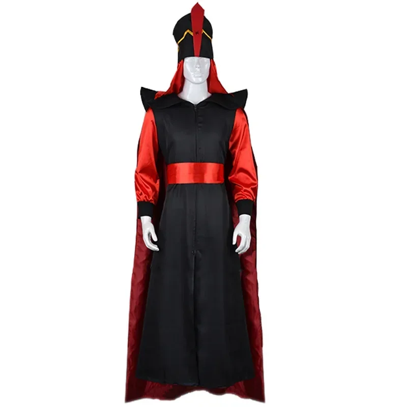 Film themagic lampa aladdin muž make -up kostým pre dospelých rola hra carsard jafar rúžky kostýmy Halloween cosplay mn3