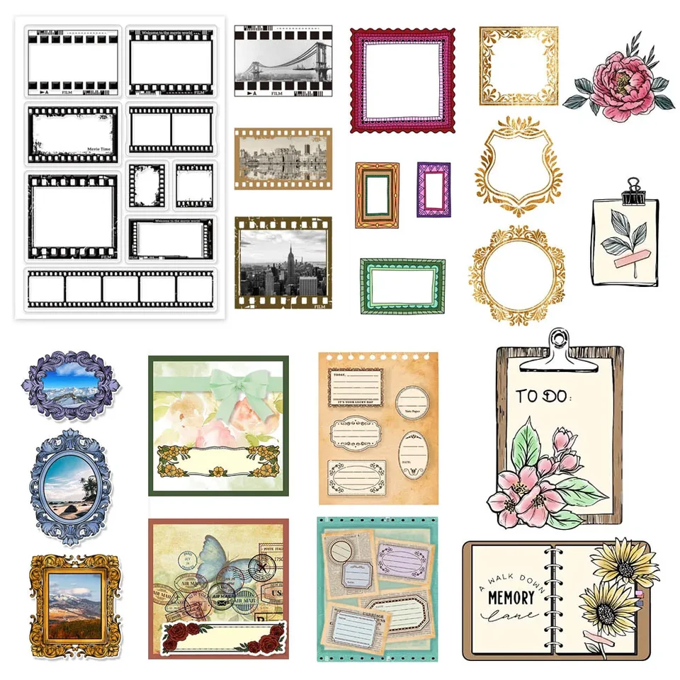 Filmový navijak čistá silikónová pečiatka vintage filmový štýl filmový vzhľad priehľadné gumové pečiatky pre kartu scrapbooking Journal