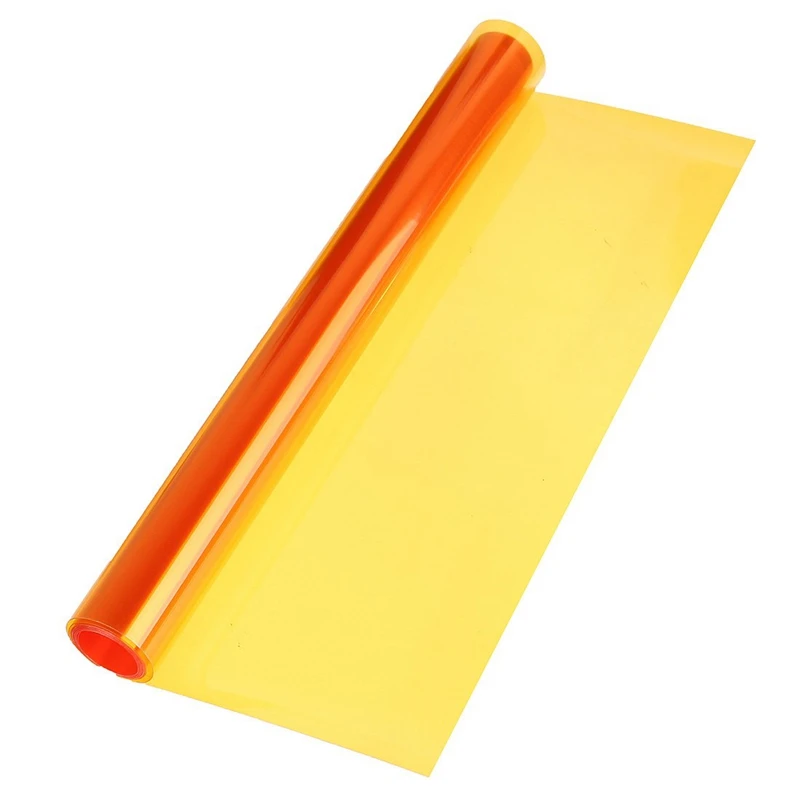 Filmový svetlomet 30 cm x 120 cm odtieňový vinyl car orange
