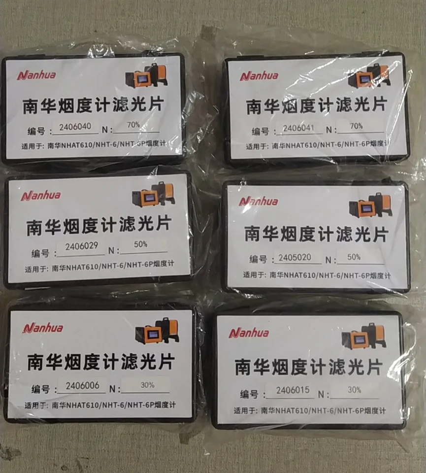Filter merača dymu nanhua vhodný pre nanhua nha T610/NHT-6/NHT-6P SMARE MURE bez kalibrátora skla certifikátu 30% 50% 70%