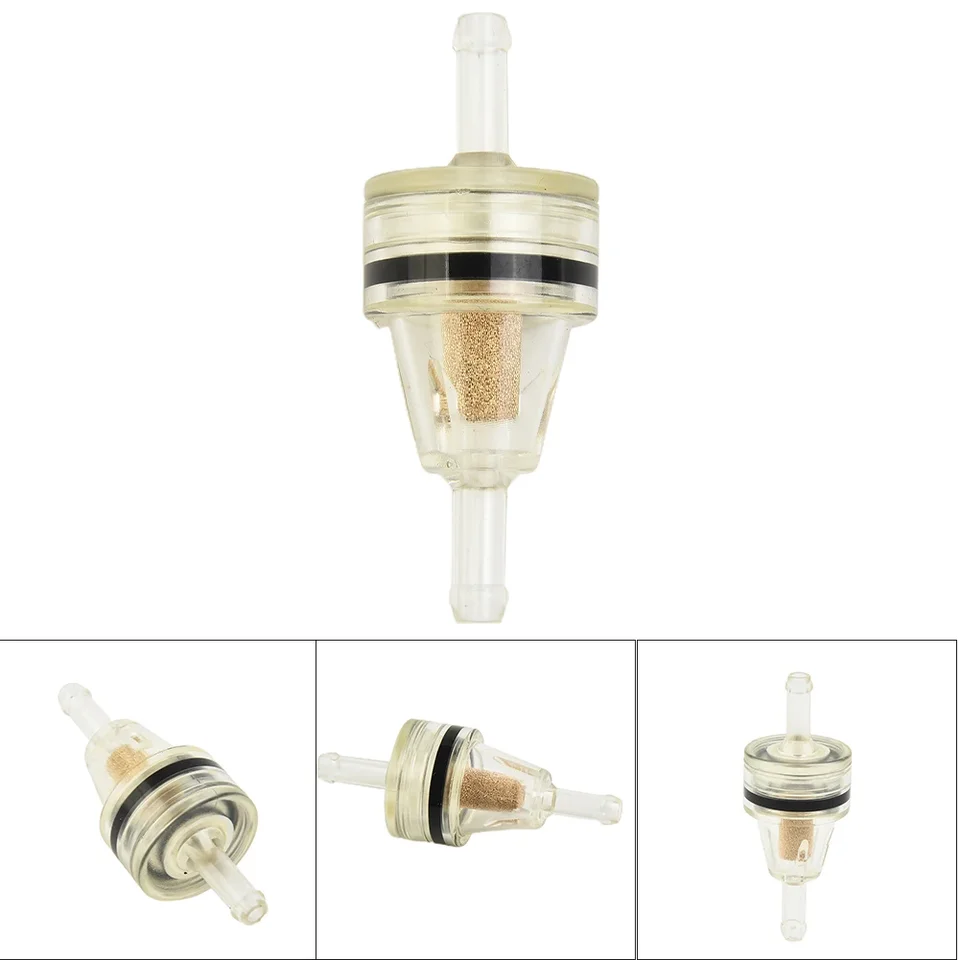 Filter motocyklového olejového oleja 2ks/set 6 mm príslušenstvo pre benzínové motory Inline Plastické plastové malá vysoká kvalita