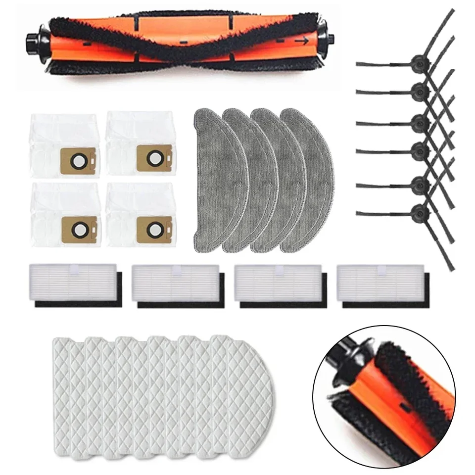 Filtre kefy bočného valca Filters mop handrička pre IMOU L11-A L11 vysávač diely Čistenie domácnosti čistiace prostriedky