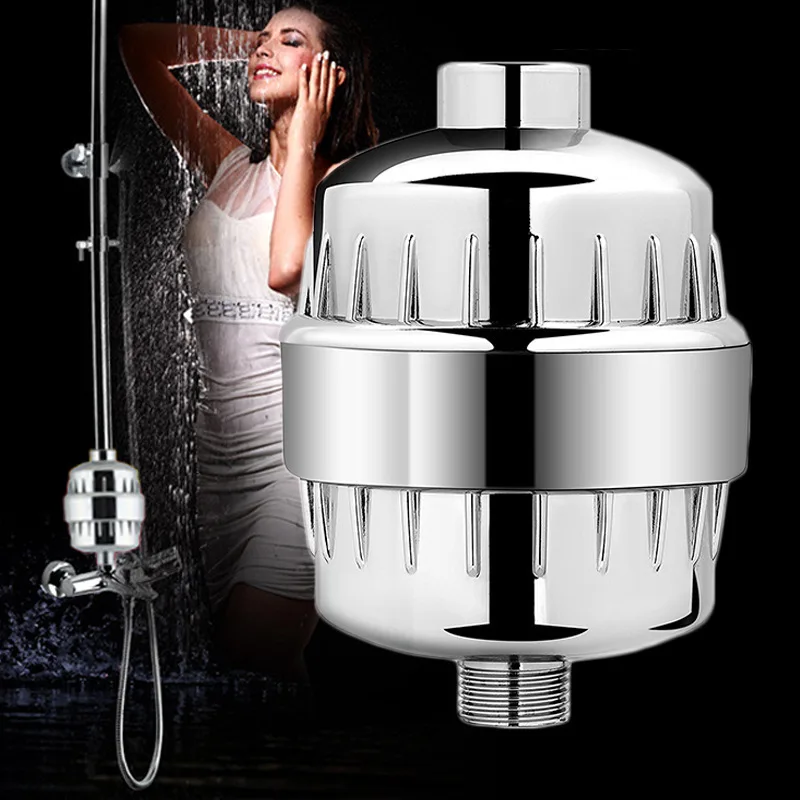 Filtrácia sprchy v sprche, filtrácia kuchynského kohútika, odstránenie chlórskych ťažkých kovov filtrovaných sprchy hlavy zjemnenie pre tvrdú vodu