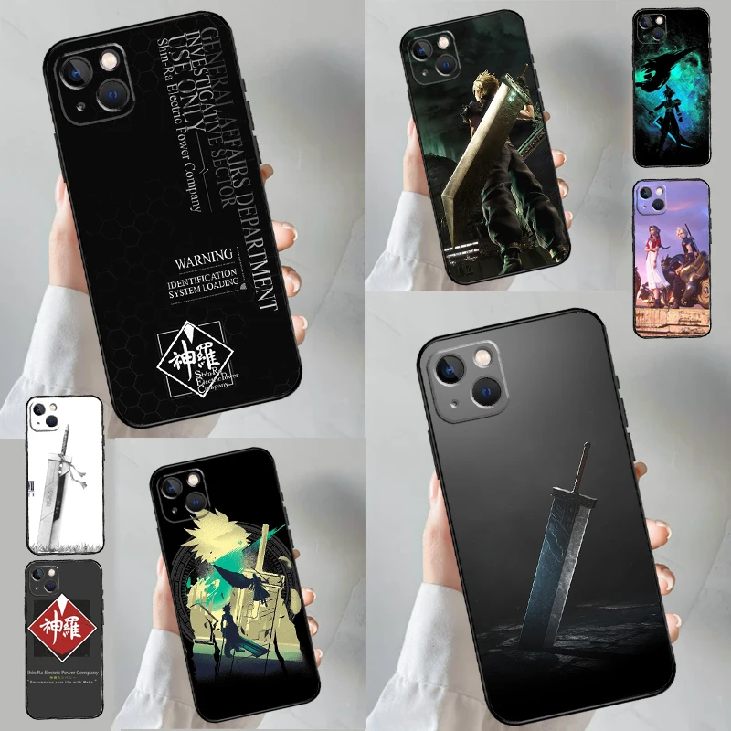 Final Fantasy VII telefónny puzdro pre iPhone 16 15 14 13 12 11 Pro Max xs x xr 7 8 14 16 15 plus Cover Coque