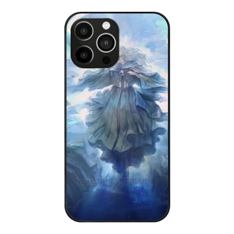 Final Fantasy XIV Endwalker Flow Journey's Cover Cover Art Glass Puzdro pre iPhone 15 14 11 12 13 Pro Max xs xs xr 6s 7 8 plus mäkký