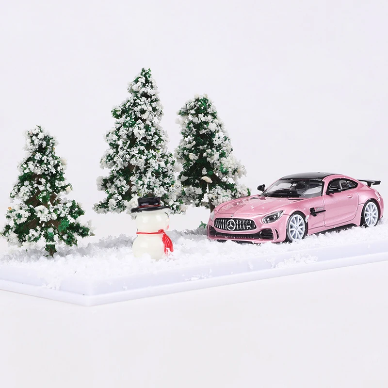 Fine Works 1:64 AMG GTR vianočné vydanie zliatiny Model automobil