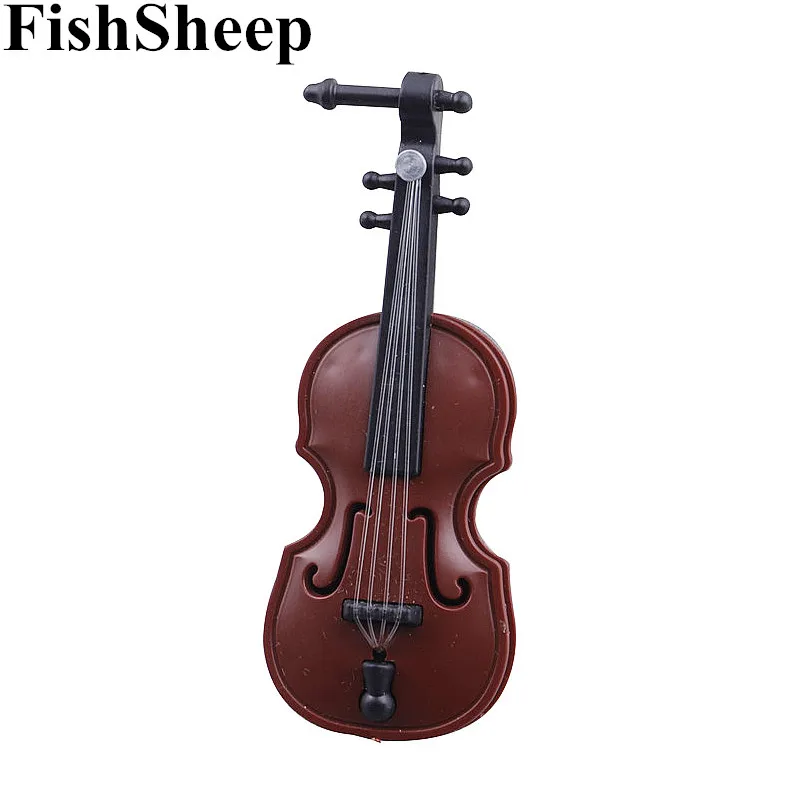 Fishsheep Krásne husle brožby pre ženy Man Musical Instruments Guitar Broš Pánsky oblek klop Pins