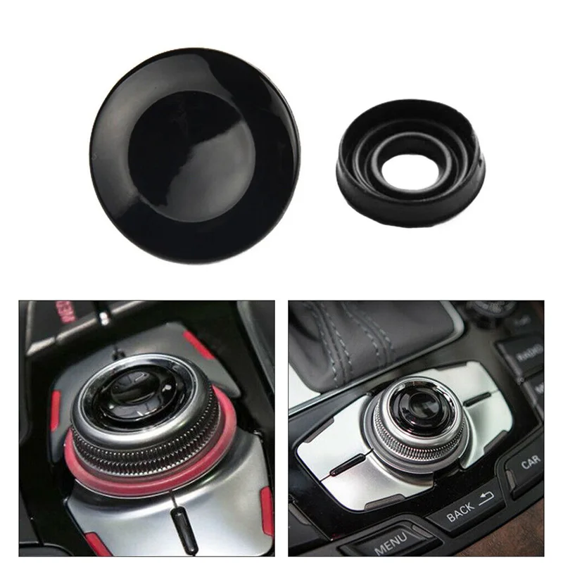 Fit for Audi A4 A5 A6 Q7 S4 S6 8K0998068 8K0998068A DIENONA PREDNÁ CONSOLE Multimediálne gombíky Dekoratívny obal Čierny