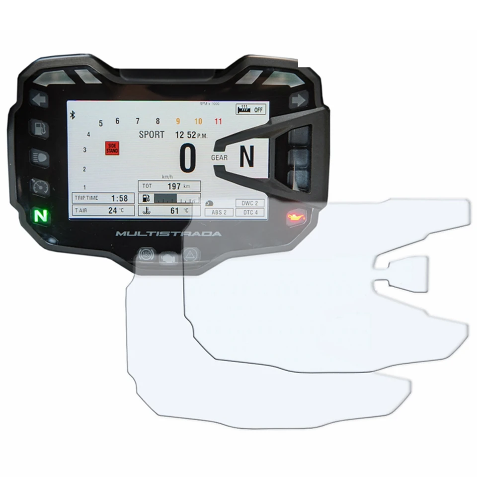 Fit for Ducati Multistrada 950 1200 1200S 1260 1260s 2015-2018 2017 Ochranné rýchlomer pre dashometra