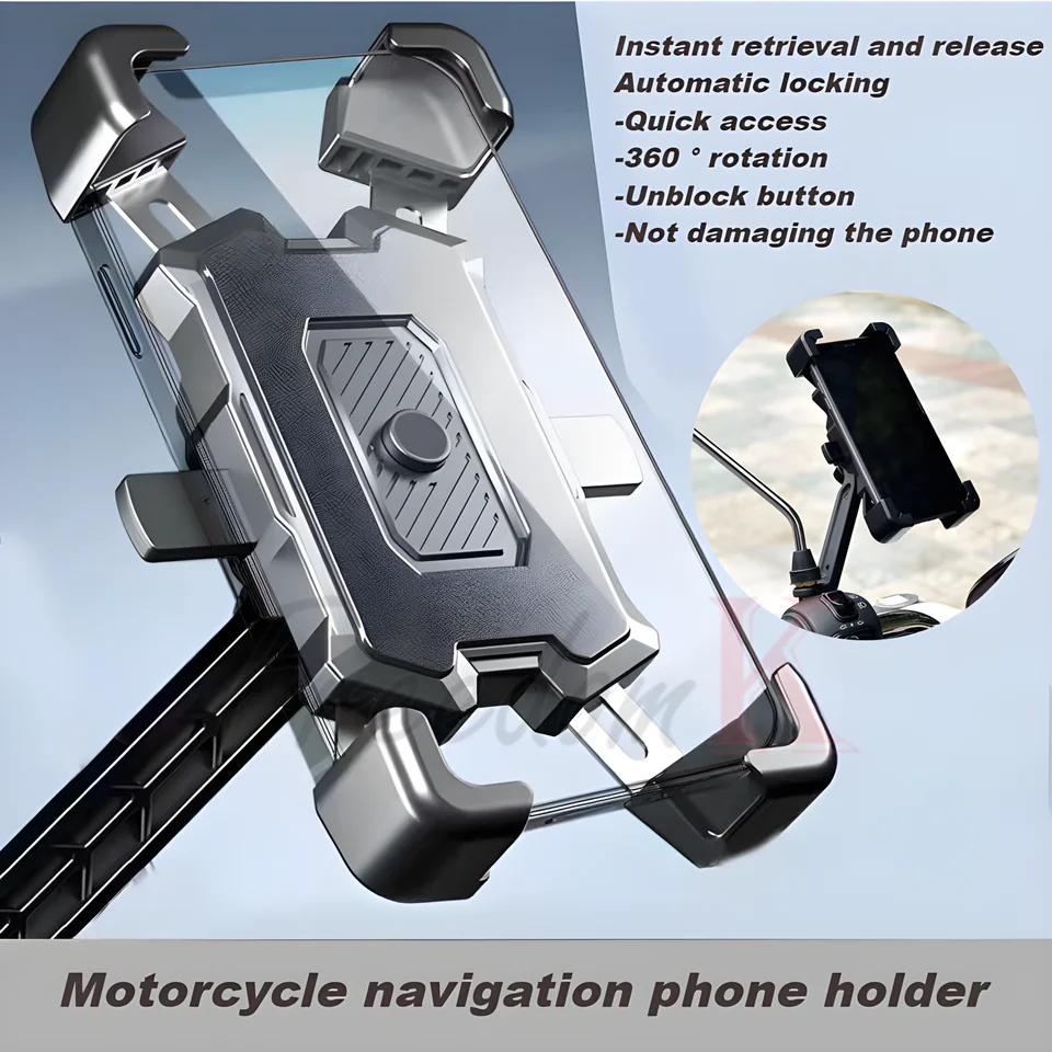 Fit For Gold Wing 1800 GL1800 GL 1800 2001-2020 Runda Riadlnacie zrkadlové zrkadlo Držiteľ GPS Držiteľ motocyklových príslušenstiev