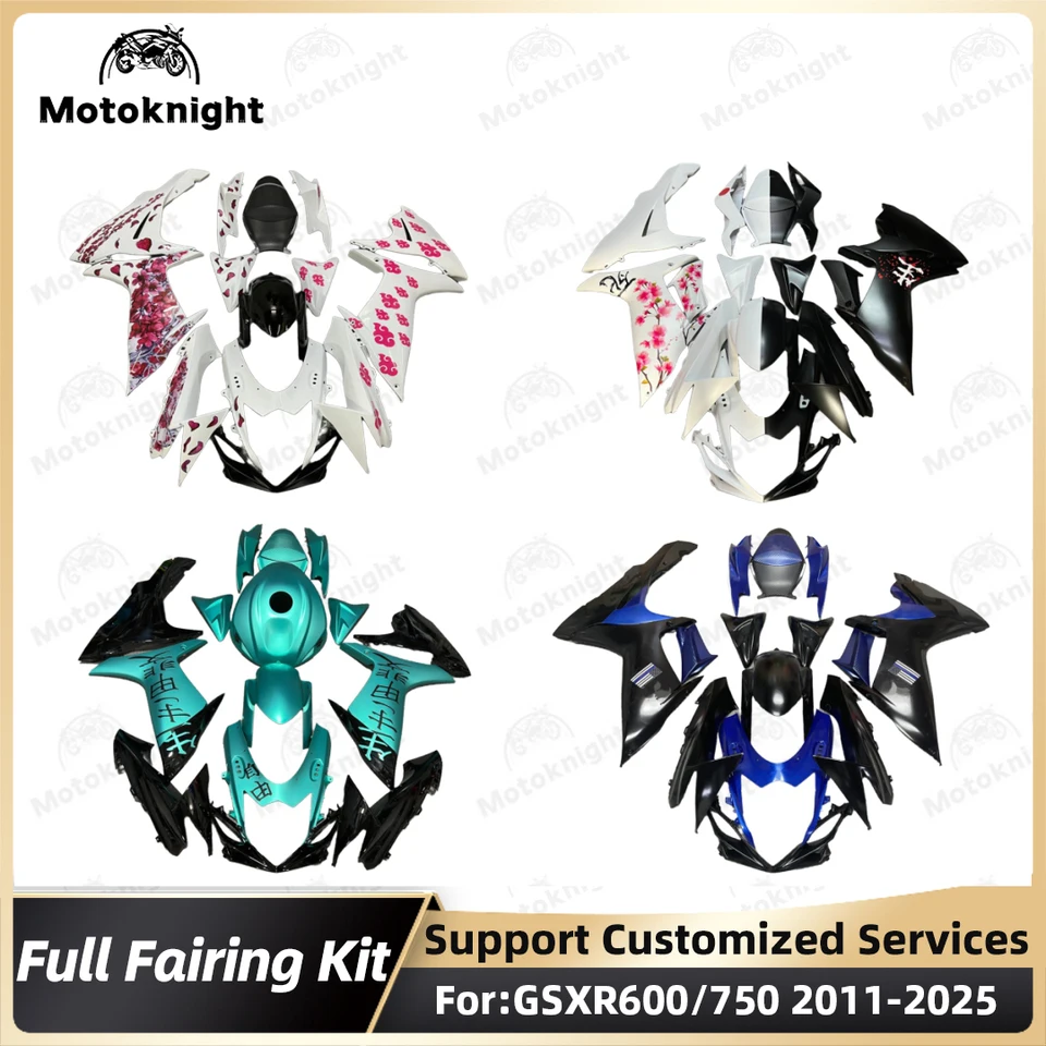 Fit For GSXR 600 750 2011 - 2024 K11 GSXR600 GSXR750 2012 2013 2014 2015 2015 Plná kazateľská súprava Motocyklové karosérium Kitings Zxmt