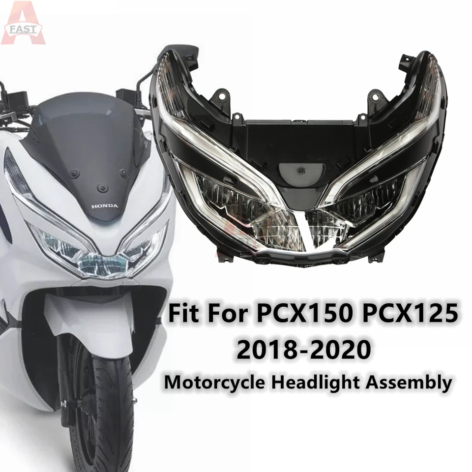 Fit for Honda PCX125 PCX150 Motocykel Zostava svetlometov LED svetlomety PCX 125 150 2018-2020 2019