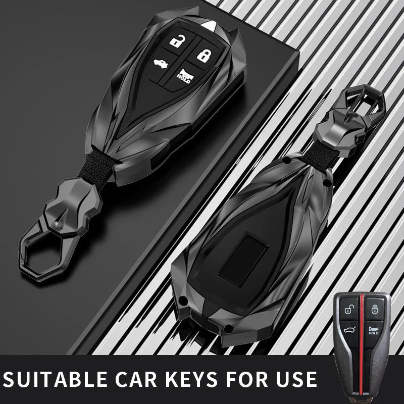 Fit for Hongqi Car Key Case Cover Chain Retial Chráni krytu FAW Hongqi H5 H9 HS5 HS7 H7 L5 HS3 L9 HS5 HS9