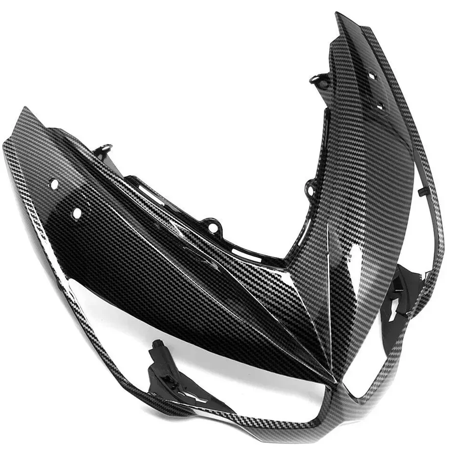 Fit for Kawasaki Z1000SX 2010 2010 2011 2013 2014 2015 2016 2016 Predný nosový svetový kapotáž Cowling Carbon Farba Farba