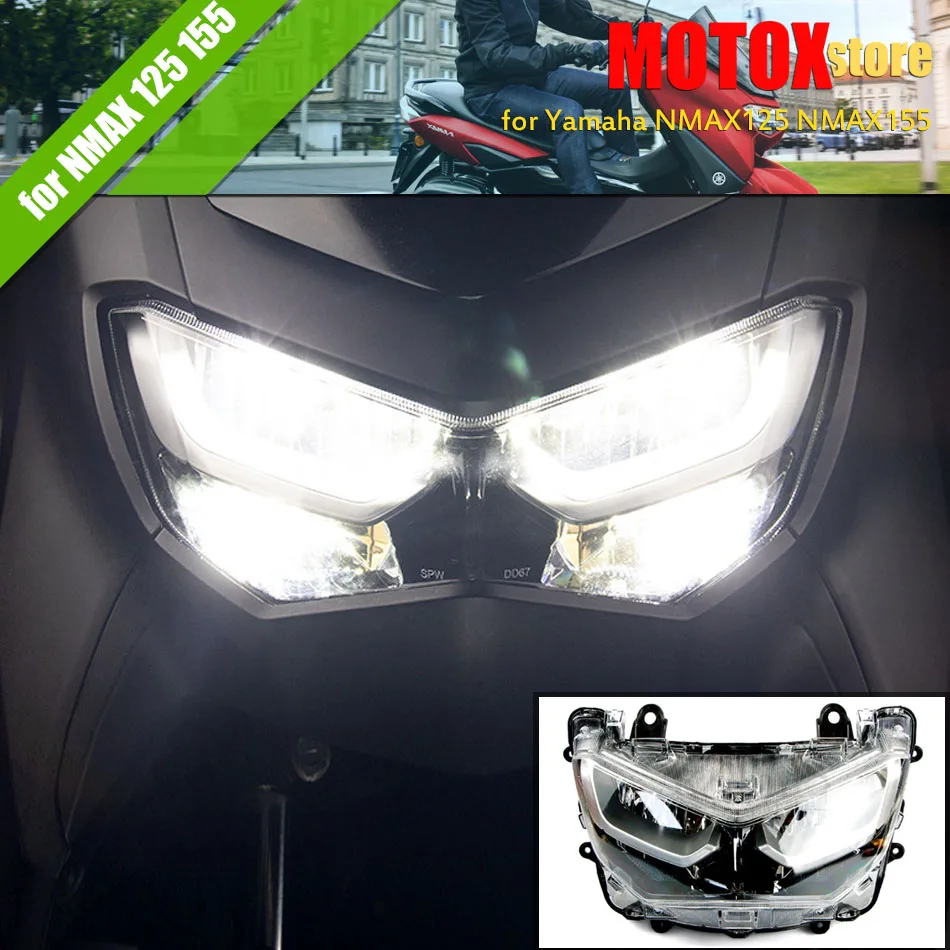 Fit for Yamaha NMAX125 NMAX155 N-MAX155 N-Max NMAX 125 155 HEATLAMP HEAD LIGHT 2020 2021 2022 Zostava motocykla 23 23