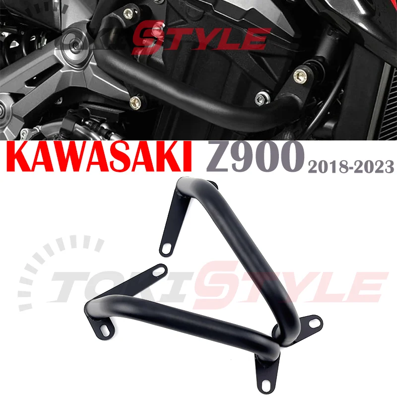 Fit pre Kawasaki Z900 2017-2023 Z 900 Motorcycle Motor Motor Guard Bar Bar Bumper Bumper Stunt Cage Frage Rám Ochranca Bar Accessorie