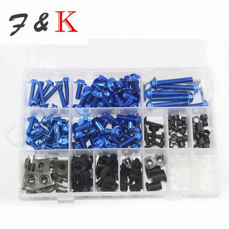 Fit pre Tenere 700 MT07 MT 07 TMAX 500 TMAX 560 FZ6 XMAX MT 09 MT03 177PCS MOTORY COLTS SCRETS SCRES SCRES