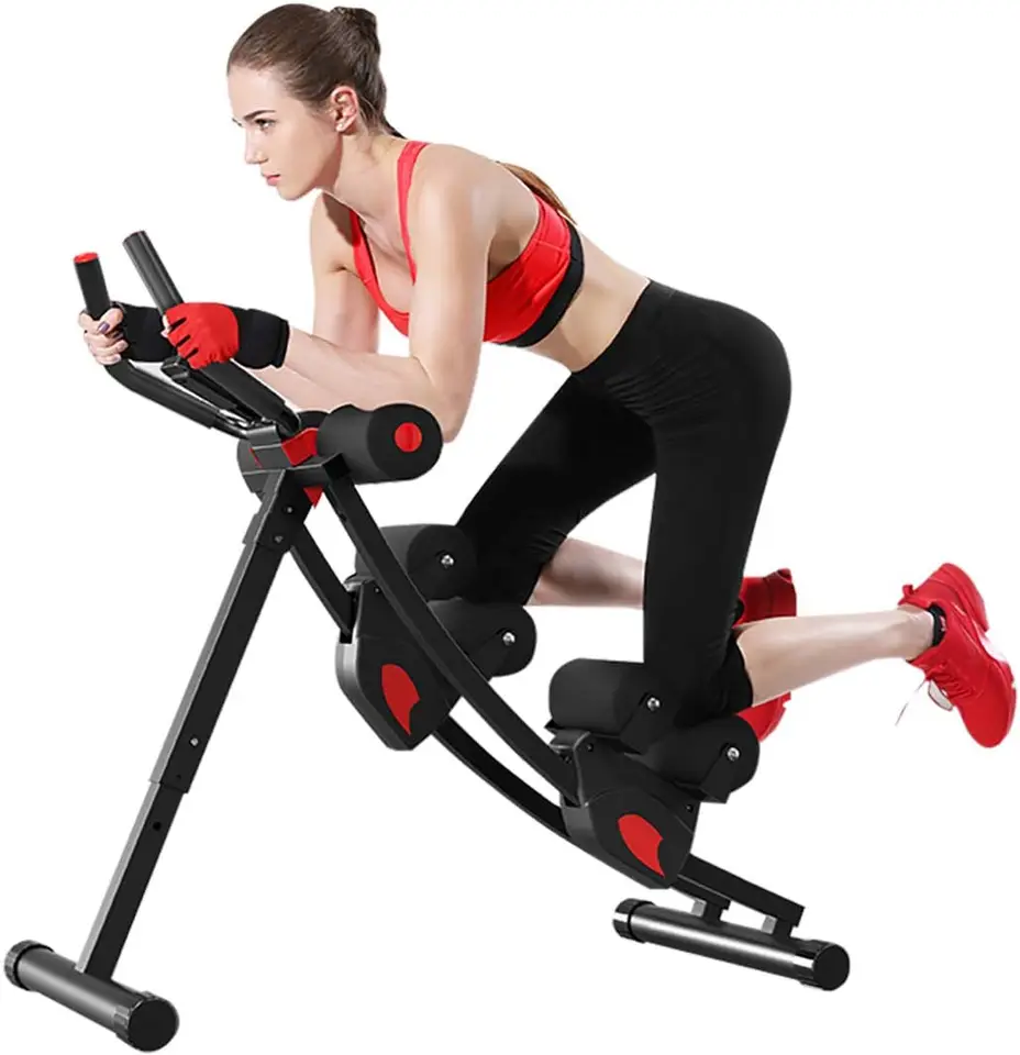 Fitness AB Stroj, AB Workout Equipment pre domácu telocvičňu, výšku nastaviteľné AB Tréner, skladacie fitness vybavenie.