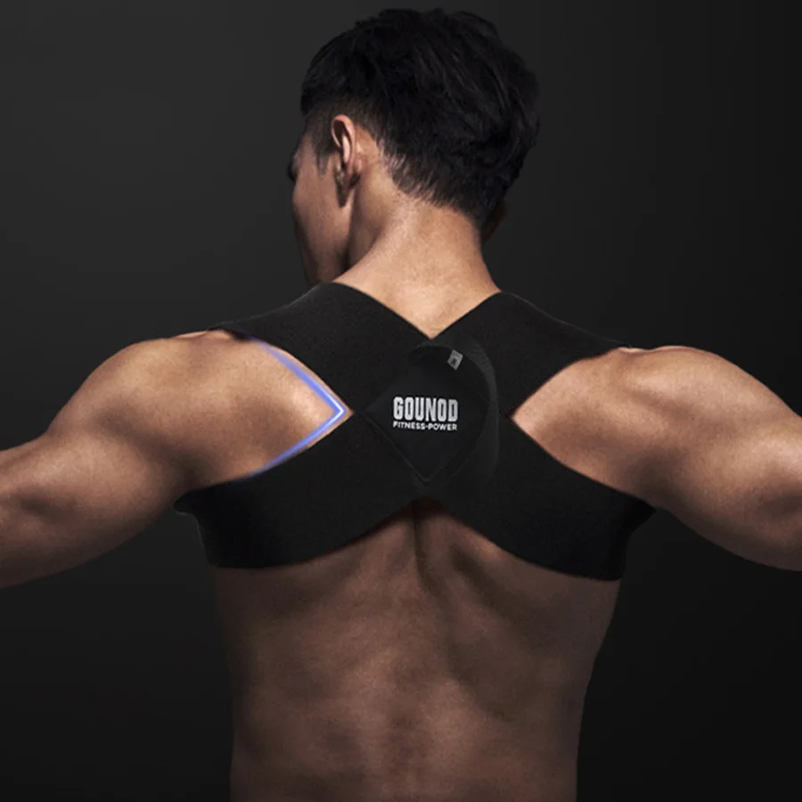 Fitness ťažké ramenné popruhy, výcvikové popruhy na ramene, prípojky s priamym chrbtom, pomocné popruhy