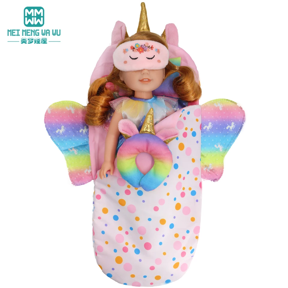 Fits15-18inch American Doll Hračky Novonarodené batoh módy, obálka prešívanej prikrývky, darček pre prikrývku dievčaťa