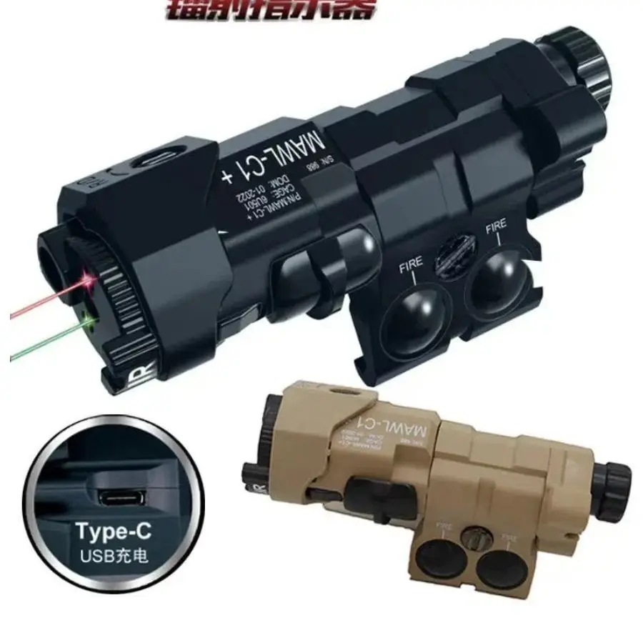 Fives 20 mm taktického mawl-c1 červeno zelenej modrej bodky laser Ir výplň svetla mawl plne funkčná verzia LED lovecká zbraň baterky