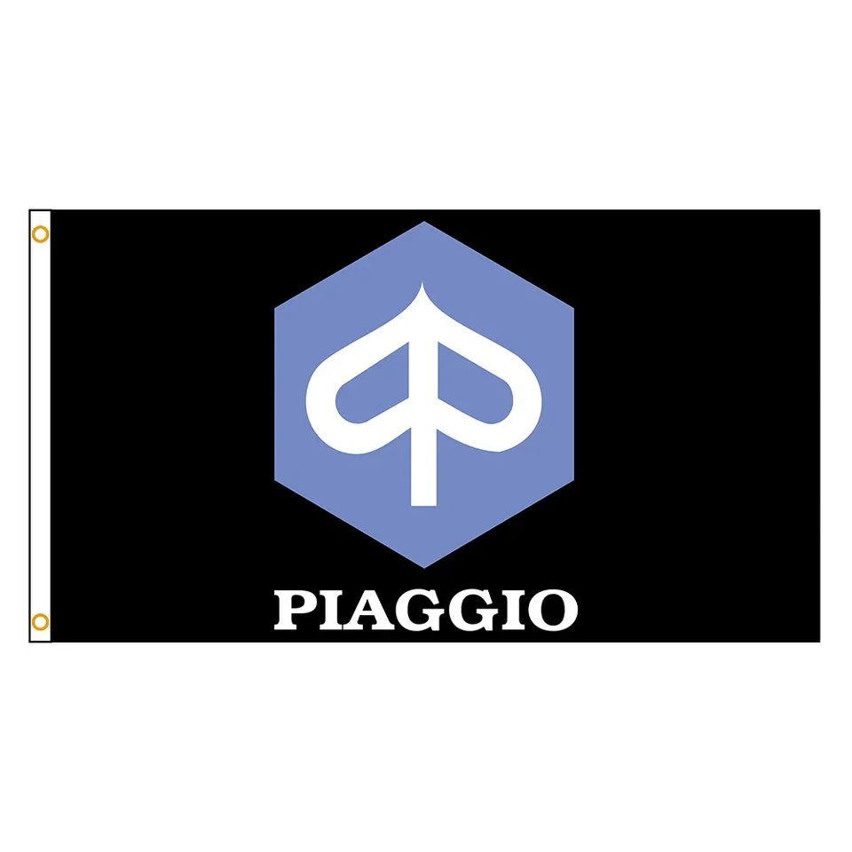 Flagdom 90 x150 cm Piaggio Flag Polyester tlačený motocyklový banner pre dekoráciu