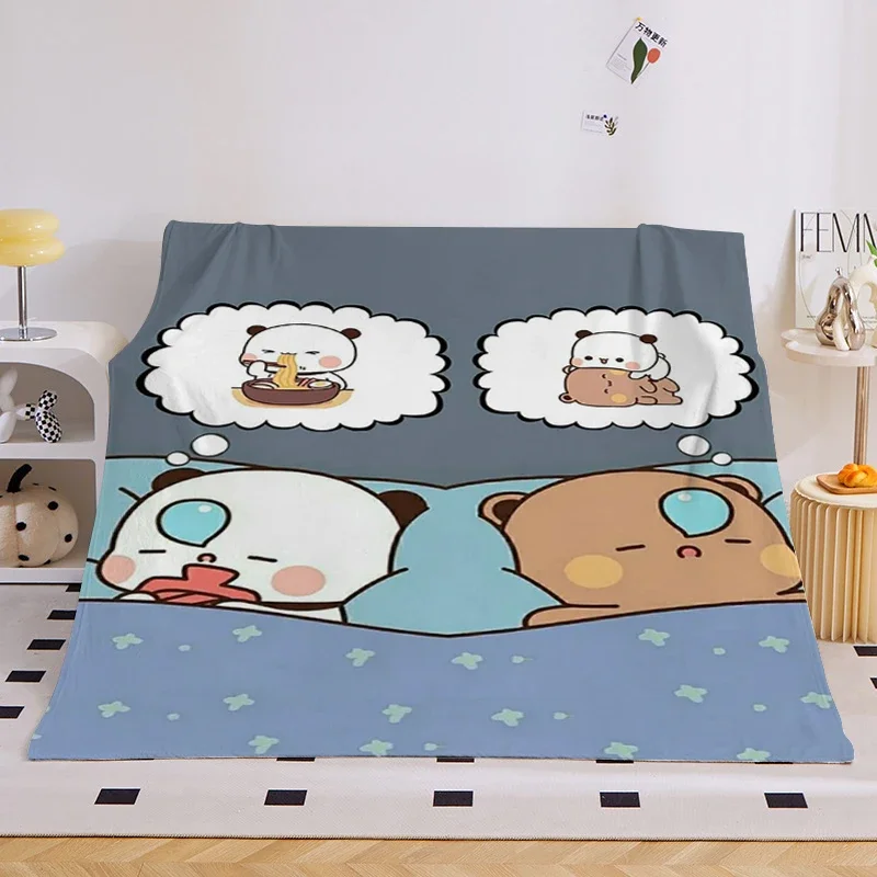 Fleece prikrývka pohovka Bubu dudu Krásne teplé posteľ kemping na mieru zdriemavé mäkké prikrývky pre zimné kráľ