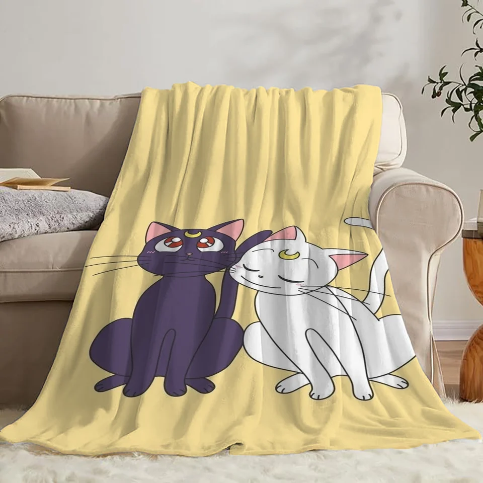 Fleece prikrývka postele Sailor Moon CAT