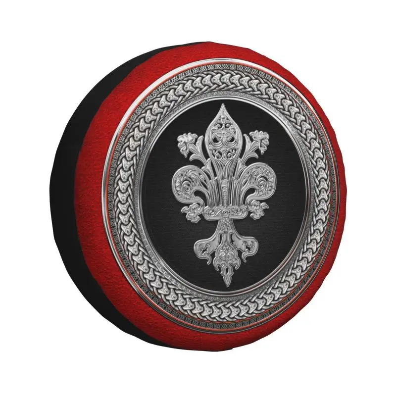 Fleur de Lis náhradná pneumatika pre pneumatiku pre Mitsubishi Pajero Jeep RV SUV 4WD 4x4 Lily Fleur-de-LYS