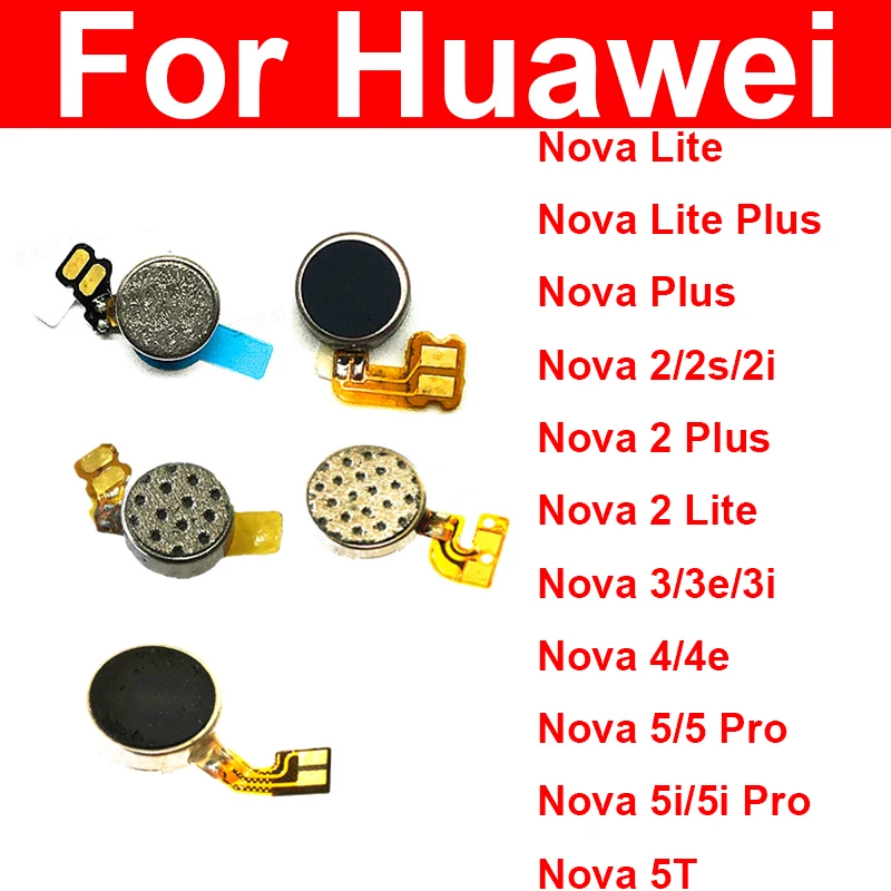 Flex kábla vibrátora pre Huawei Nova 5 5i Pro 5T Nova 4E 4E 3E 3i 3i 2i 2s 2 Lite Plus 2017 Vibračný motor