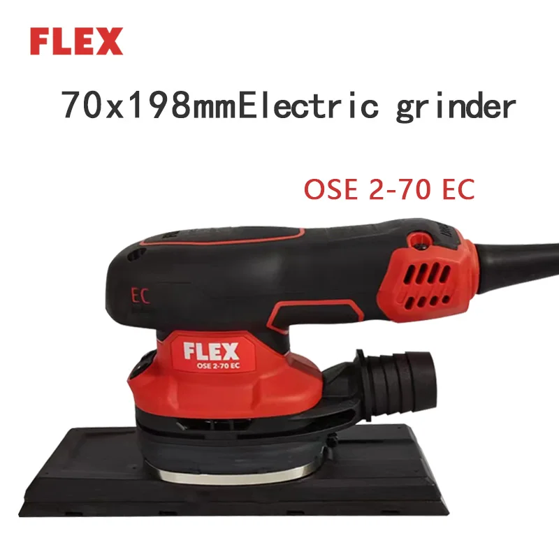 Flex obdĺžnikový elektrický kefový brúsny stroj automobilový automat Automotíva leštenie farby leštiaca brúska 70*198 mm excentrická vzdialenosť 3 mm