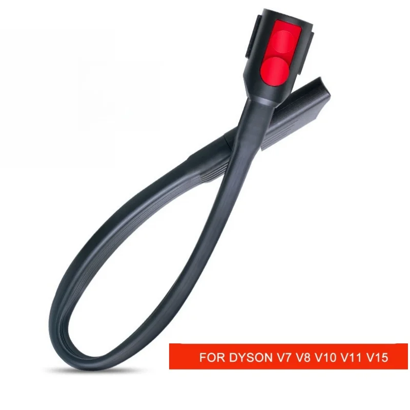 Flexibilná predlžovacia hadica na upevnenie dlhých plochých krikínových nástrojov Čistenie pre dyson bezdrôtové vákuové čistiace prostriedky V7 V8 V10 V11 V15