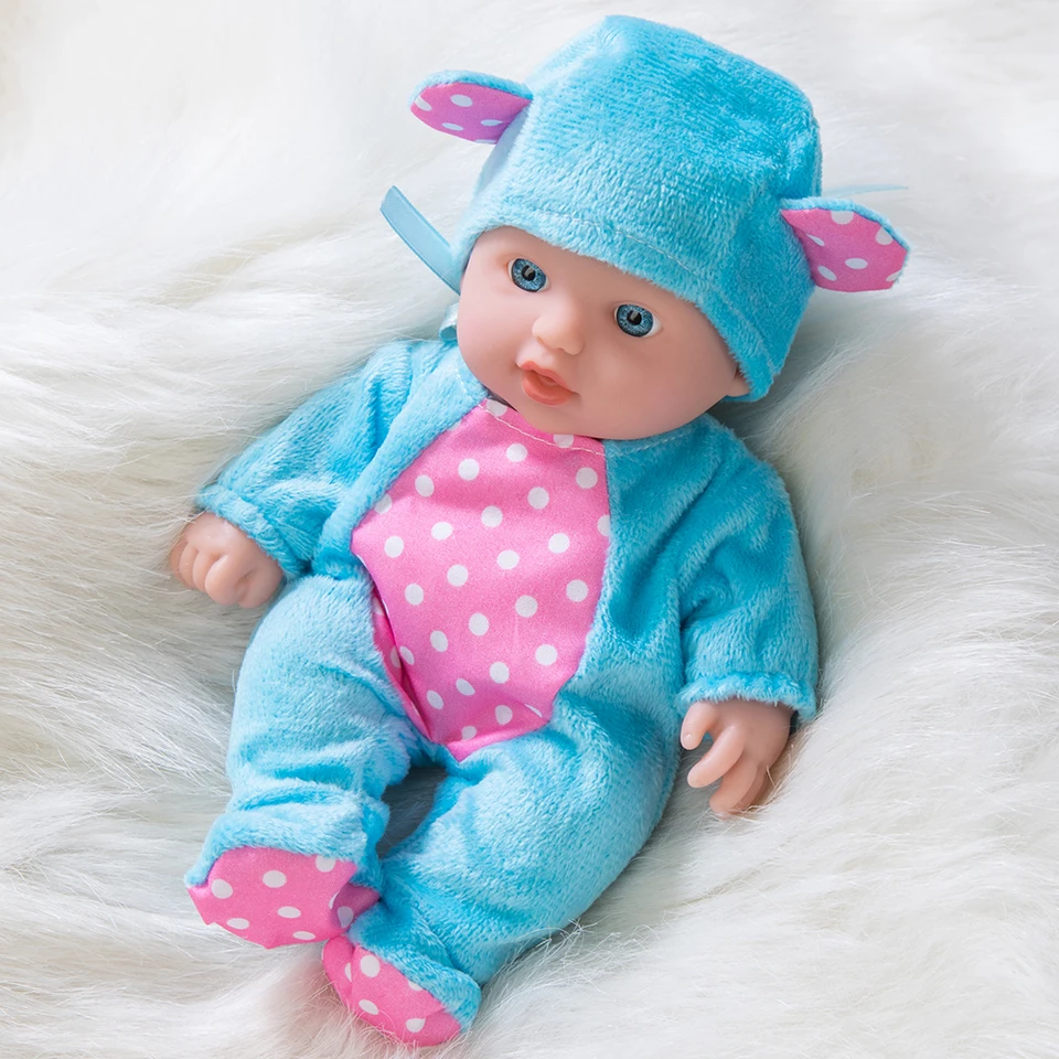Flexibilný silikónový renforový doll hračky pre dieťa simulácia Play House hračka hračka Soft Cloth Doll Kids batoľa dodávky