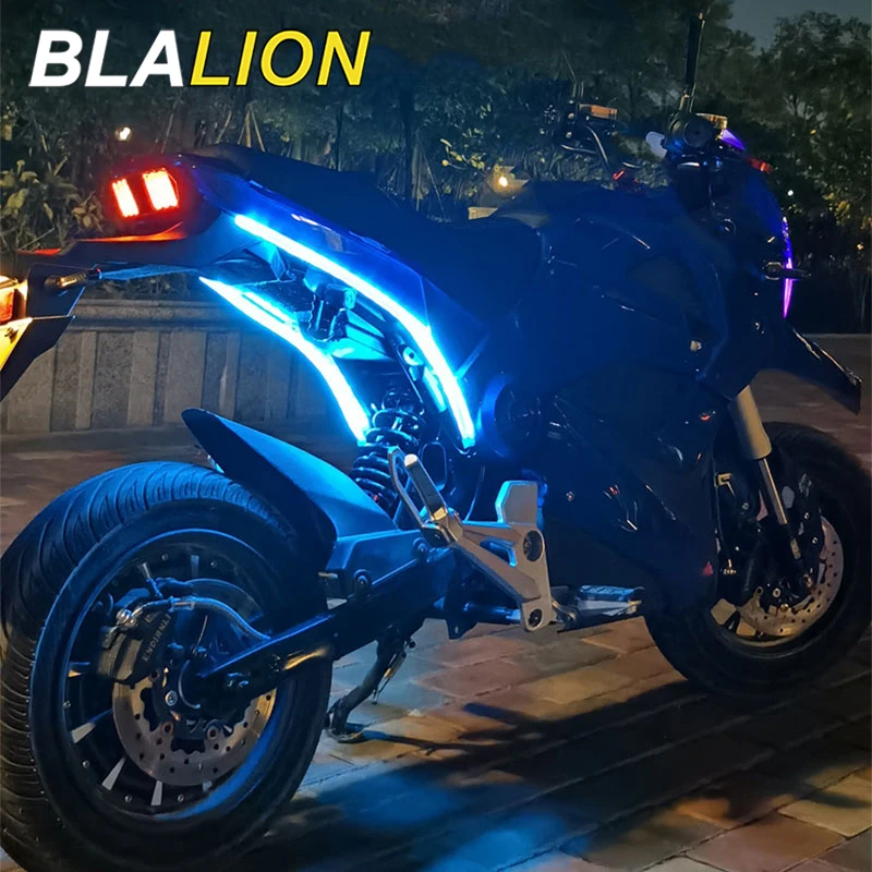 Flexible Motorcycle Turn Signal Lights 30/45/60cm Led Light Strip Dual Color DRL LED Car Daytime Running Lights 12V Waterproof