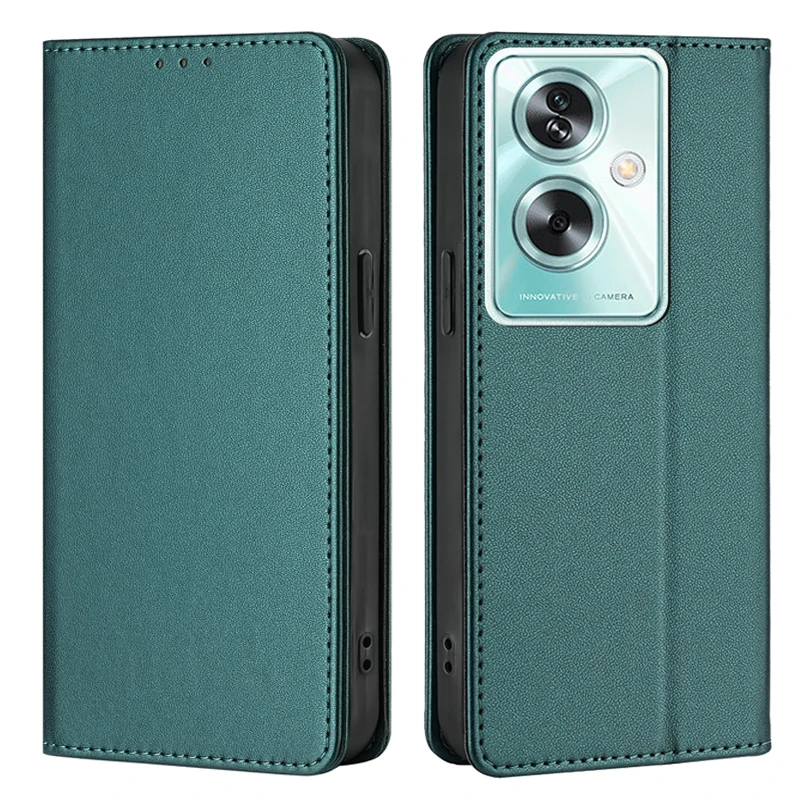 Flip Cover Silikone Magnetic PU Leather Phone Chránky pre OPPO A72 A73 A73S A77 A77S A78 A76 A36 A79 2020 4G 5G 2022
