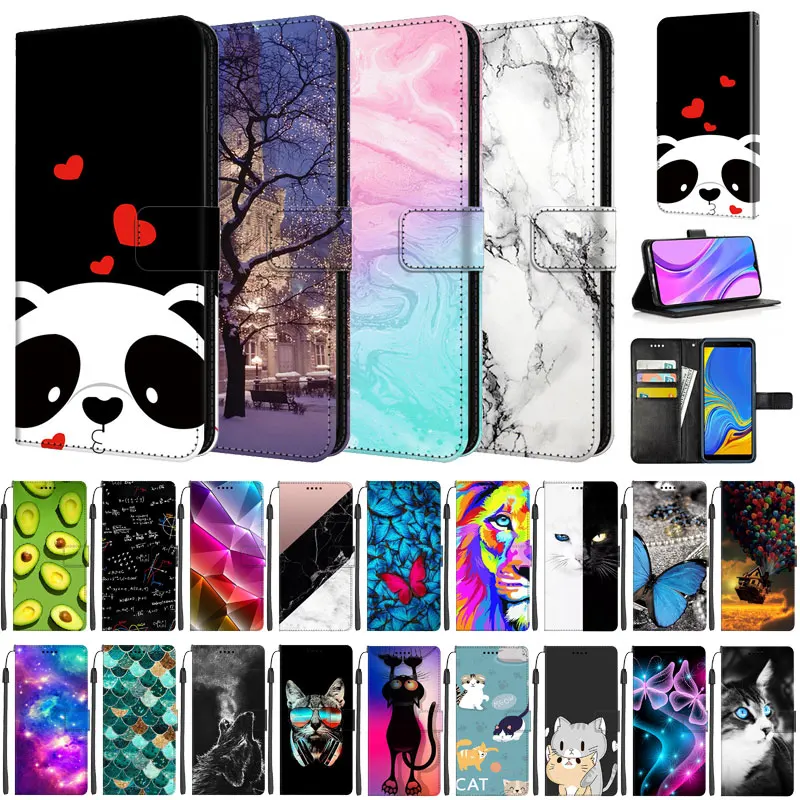 Flip Leather Cover pre Samsung Galaxy A55 5G Wallet Phone Case Cover Cover M55 M15 A35 A05S A04S C55 5G A 55 Ochranná taška