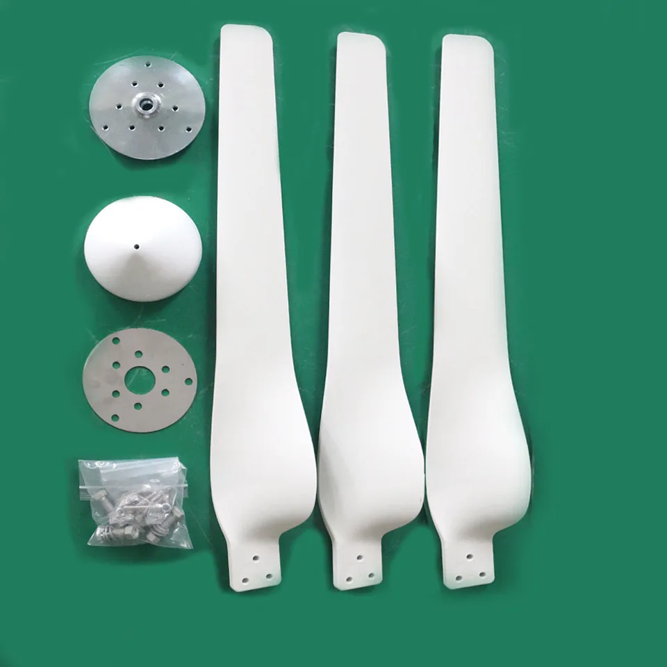Fltxny nové tvarové čepele pre vodorovnú veternú turbínu 810 mm čepele veterné generátorové doplnky DIY Blades Predaj