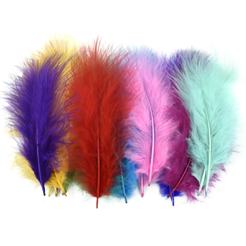 Fluffy Marabou Feathers pre šperky na výrobu remeselníkov