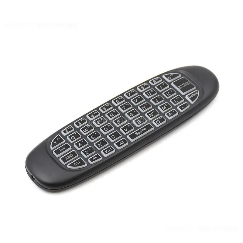 Fly Air Mouse 2.4g Mini bezdrôtová klávesnica Nabíjateľné diaľkové ovládanie pre PC Android TV Box Russian English Spanish Arabic