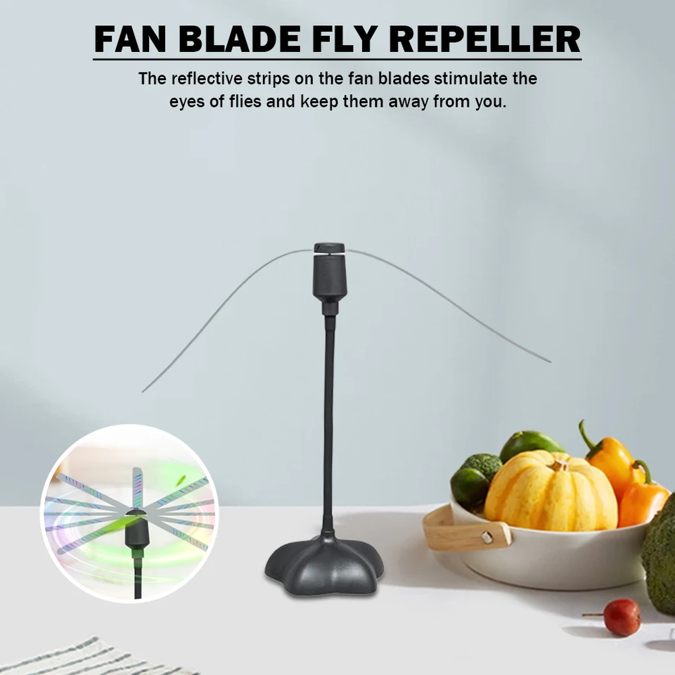 Fly repeller ventilátor prenosný automatický ovládací ventilátor proti škodcom chemikálie bez múch preč a batéria BUGS REPLELlent potravinového ochrancu