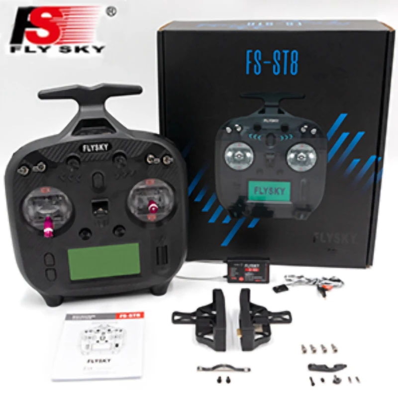 Flysky FS-ST8 RC vysielač 2.4 GHz Protokol diaľkového ovládača ANT s prijímačom FS-SR8 8CH 1000M DISTOBIL