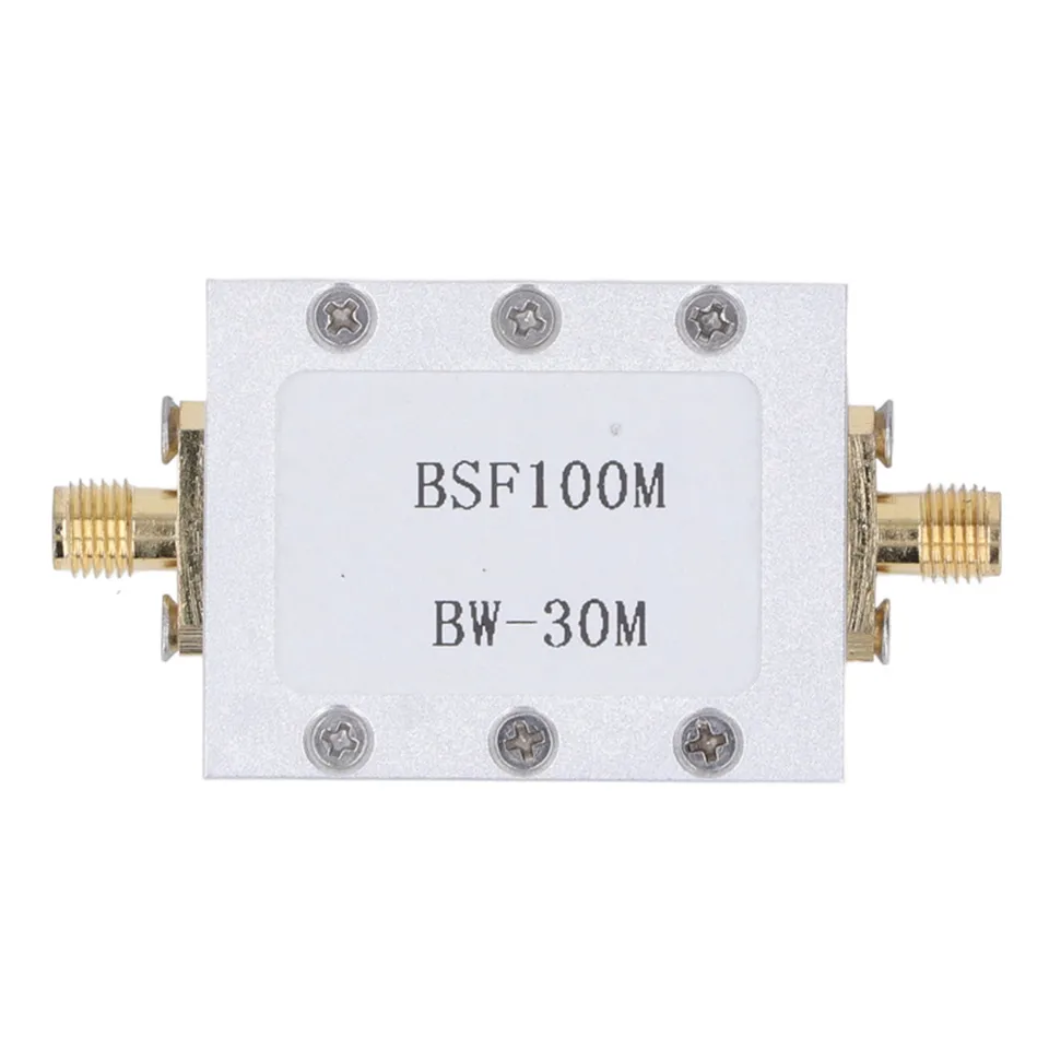 FM Interference Proof Filter Stop Filter 88-108M Pasívny zárez 100 MHz Frekvenčný generátor signálu pre RTL SDR prijímač