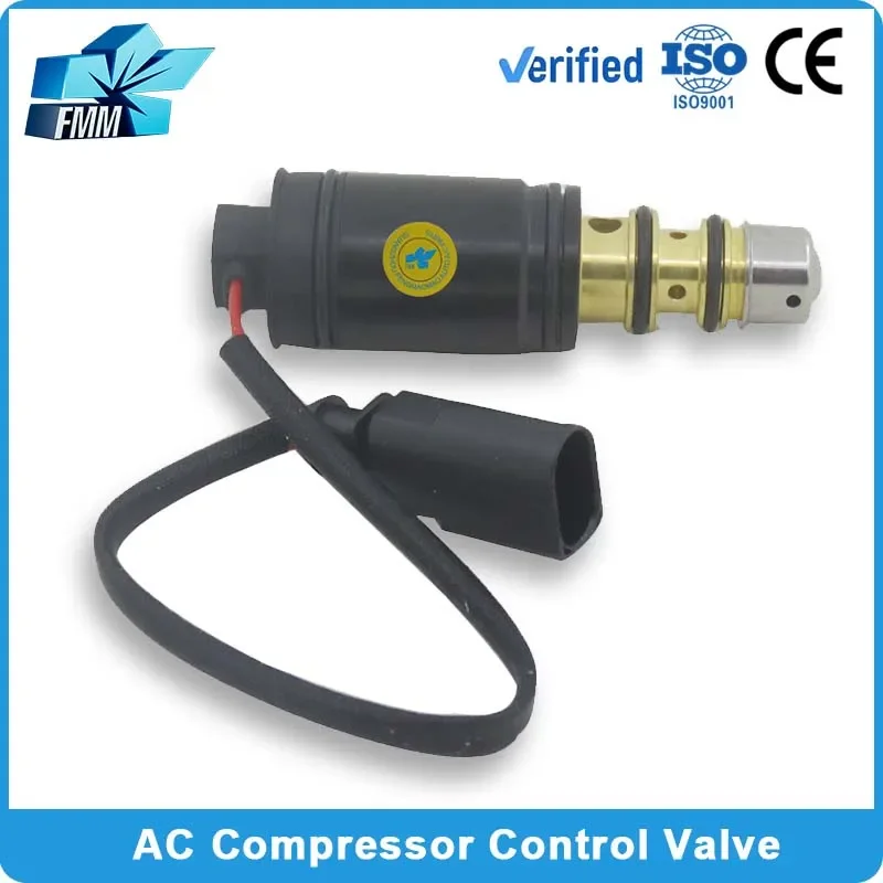 FMM 6SEU16C 7SEU17C Automobilový klimatizácia AC Control Solenoid Soleoid Ventil pre Audi sedadlo Skoko vw Polo