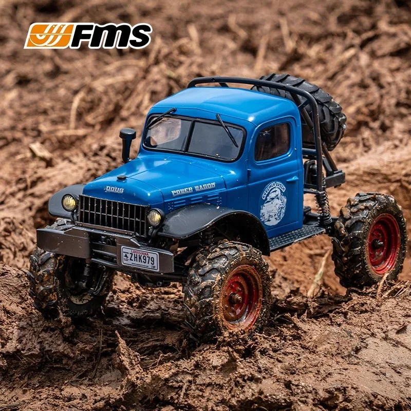 FMS 1/24 Malé podivné lezecké vozidlo RC RC diaľkové ovládanie vozidla Off-road Model hračky Hračka Štyri kolies Elektrické diaľkové ovládanie