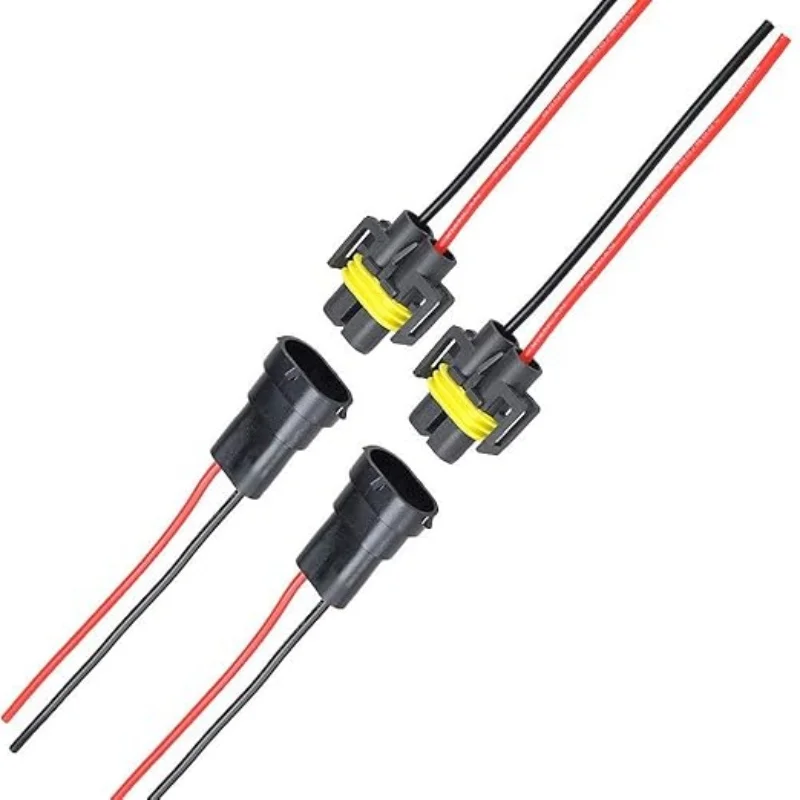 FOG Light Connector, 2 súpravy H11 H9 H8 880 881 Adaptér Ženský a samecový konektor Pigtail Socket Weding Ball pre hmlu svetlometu