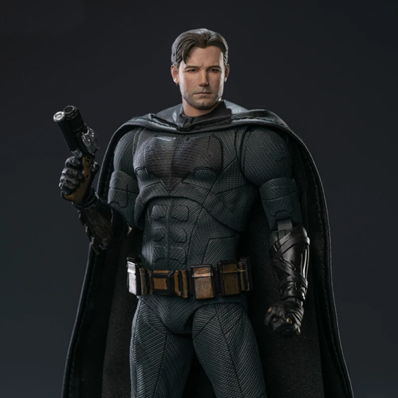 Fondjoy Justice League Light Armor Batman Model Model Deluxe Edition Sculpt Action Figures 19cm DC Batman Zhromažďovať ozdoby chlapcov darčeky