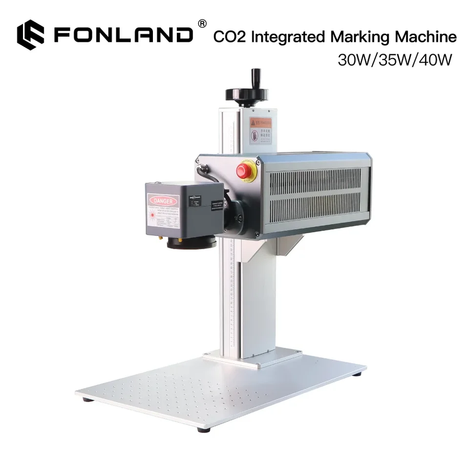 Fonland CO2 laserový ryší ryko značky 30W 35W 40W 10,6 μm integrovaná konštrukčná konštrukcia značky pre značku CNC Design