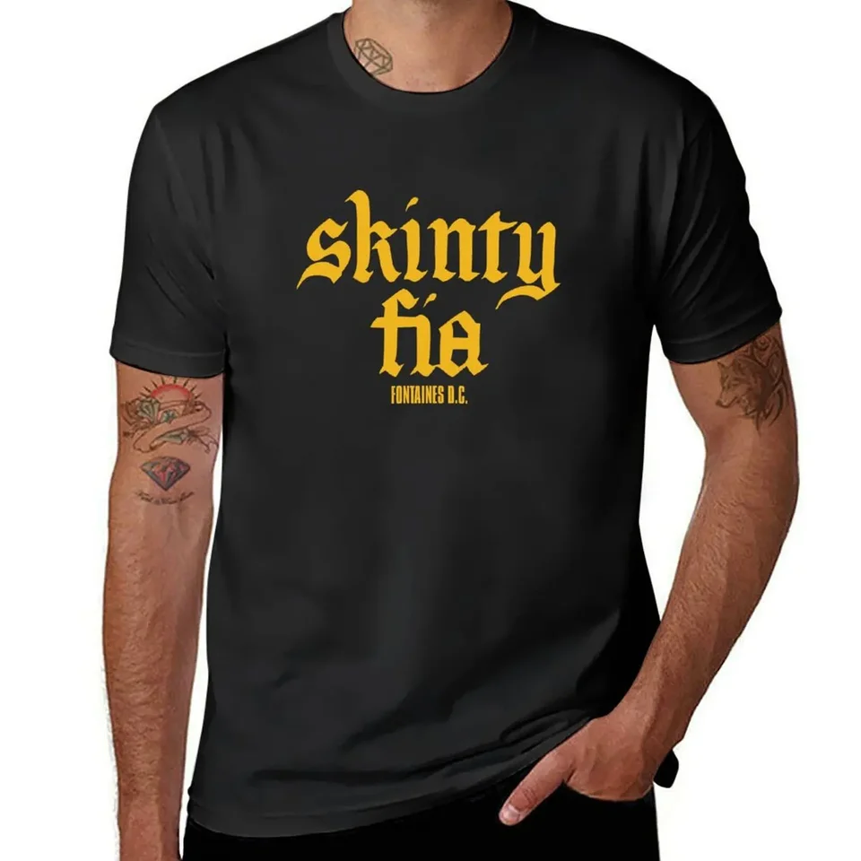 Fontaines DC Merch Skinty Fia Tričko Vlastné tričko Plus košele Grafické pánske grafické tričká